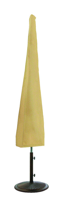Classic Accessories Terrazzo Brown Polyester Umbrella Cover