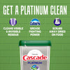 Cascade Platinum Fresh Scent Pods Dishwasher Detergent 6.4 oz 1 pk (Pack of 6)