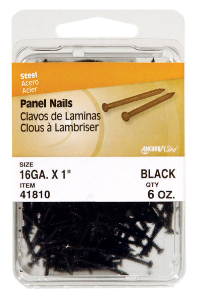 Hillman 1 in. L Panel Steel Nail Square Shank Flat (Pack of 5)