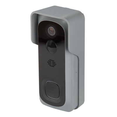 Globe Electric Wi-Fi Smart Home Black/Gray Plastic Wireless Smart Video Doorbell