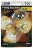 Feit 40 W A15 Ceiling Fan Incandescent Bulb E17 (Intermediate) Soft White 2 pk