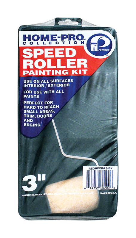 Premier Home-Pro Polyester 3 in. W Mini Paint Roller Kit (Pack of 10)