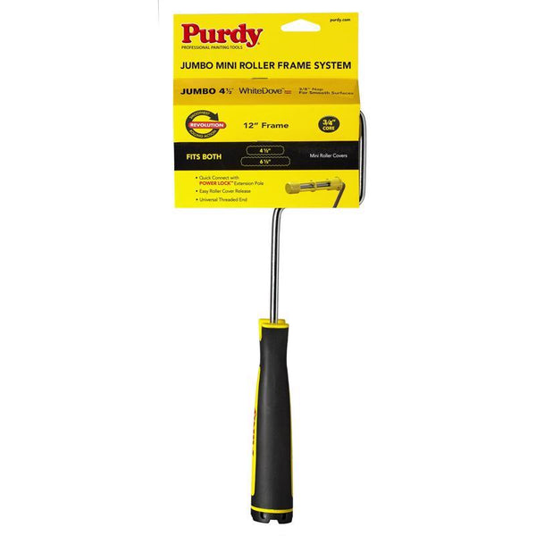 Purdy Revolution 4-1/2 - 6-1/2 in. W Jumbo Mini Paint Roller Frame and Cover Threaded End - Deal of The Week