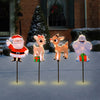 12" Rudolph 40L Led Pre-Lit 2D Pathway Markers