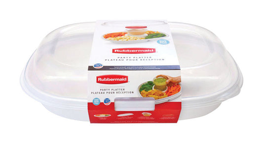 Rubbermaid White Food Storage Container 1 pk