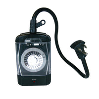 Prime Outdoor Mechanical Timer 125 V Black (Pack of 2)
