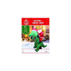 A Holiday Company Jurassic Santa LED Dinosaur with Santa 6 ft. Inflatable (Pack of 4)