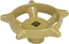 B & K Products ProLine Lead-Free Brass/Steel Oval Style Replacement Sillcock Valve Handle 1/4 H in.