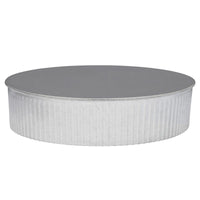 Imperial 7 in. D Galvanized Steel Pipe End Cap - Deal of The Week
