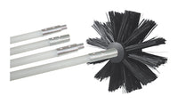 Deflect-O 6.75 in. D Black/White Aluminum Duct Cleaning Kit - Deal of The Week