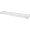 High & Mighty 2 in. H X 36 in. W X 6 in. D White Wood Floating Shelf (Pack of 2)