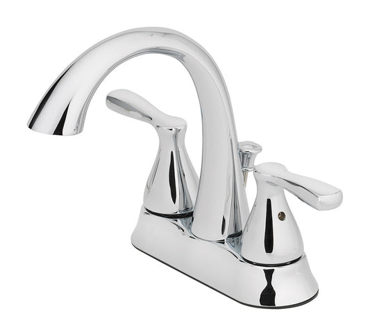 OakBrook Pacifica Chrome Two-Handle Bathroom Sink Faucet 4 in.