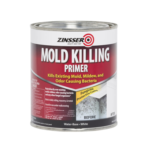 Zinsser 276087 1 Quart White Mold Killing Primer (Pack of 4).
