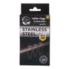 Zenna Home Brushed Nickel Silver Metal Shower Curtain Rings 12 pk