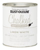 Rust-Oleum Chalked Ultra Matte Linen White Water-Based Acrylic Chalk Paint 30 oz.