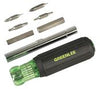 Greenlee 1/4, 5/16, 3/8 in. 11-in-1 Multi-Bit Screwdriver 1 pc