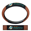 NFL - Miami Dolphins Football Grip Steering Wheel Cover 15" Diameter