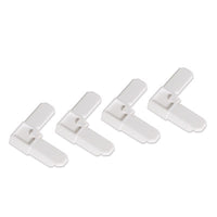 M-D Building Products White Plastic Frame Corners 7/16 in. H 4 pk