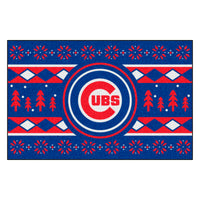 MLB - Chicago Cubs Holiday Sweater Rug - 19in. x 30in.