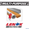 Lenox MULTIWOLF 8 in. Bi-Metal WAVE EDGE Reciprocating Saw Blade 10/14 TPI 5 pk