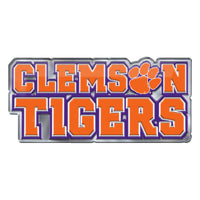 Clemson Tigers Heavy Duty Aluminum Color Emblem