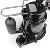 ECO-FLO 1/2 HP 5100 gph Cast Iron Vertical Float Switch AC Submersible Sump Pump 8 ft
