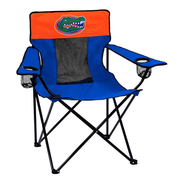 Silla plegable Florida Gator azul Elite de Logo Brands