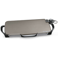 Presto 13.37 in. L X 26.12 in. W Ceramic Nonstick Surface Black Electric Griddle