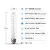 Feit T10 E26 (Medium) Filament LED Bulb Daylight 40 Watt Equivalence 1 pk