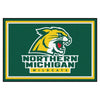 Northern Michigan University 5ft. x 8 ft. Plush Area Rug