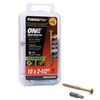 Hillman POWERPRO ONE No. 10  S X 2-1/2 in. L Star Flat Head Multi-Material Screw  (Pack of 5)