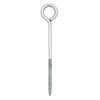 Hampton 1/4 in. x 5 in. L Stainless Steel Lag Thread Eyebolt Nut Included (Pack of 5)