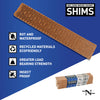 Nelson 1.5 in. W x 8 in. L Composite Shim 12 pk (Pack of 32)