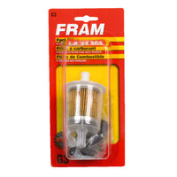 Fram 10 Micron Conductive Plastic Fuel Filter 3.672 H in.