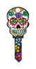 Lucky Line Key Shapes Sugar Skull House Key Blank Double sided For Kwikset KW1/11 (Pack of 5)