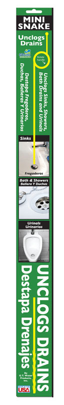 GT Water Products Drain King Drain Unclogger 26 in. L X 1/4 in. D