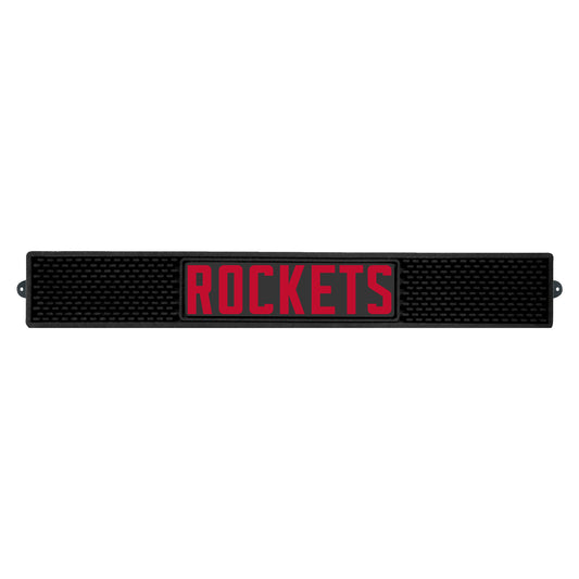 NBA - Houston Rockets Bar Mat - 3.25in. x 24in.