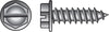 Hillman No. 14 X 1-1/2 in. L Slotted Hex Washer Head Sheet Metal Screws 100 pk