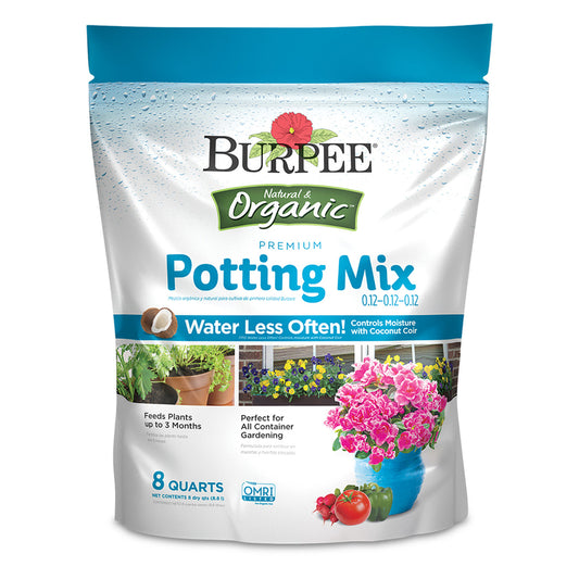 Burpee Natural & Organic Premium Potting Mix, 8 qt.