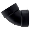 Charlotte Pipe 4 in. Hub X 4 in. D Hub ABS 60 Degree Elbow