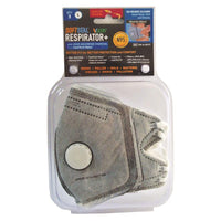 SoftSeal N95 Paint Odor V-Fold Silicone Seal Respirator Mask Valved Gray L 3 pk - Deal of The Week