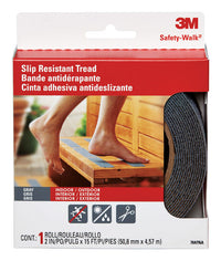 3M Safety-Walk Gray Anti-Slip Tape 2 in. W X 180 in. L 1 pk - Open Box
