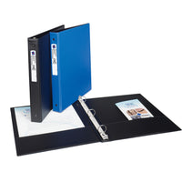 Avery 8-1/2 in. W X 11 in. L Round Ring Assorted Non-View Binder