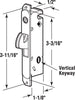 Prime-Line Steel Indoor and Outdoor Mortise Lock