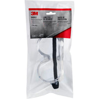 3M Chemical Splash Goggles Clear Lens Clear Frame 1 pc
