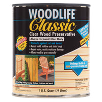 Woodlife Classic Clear Water-Based Wood Preservative 1 qt.