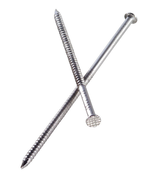 Simpson Strong-Tie 3D 1-1/4 in. Siding Stainless Steel Nail Round Head 1 lb
