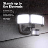 Feit Motion-Sensing Hardwired LED Bronze Security Floodlight