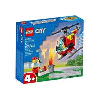 LEGO City 60318 Fire Helicopter Plastic Multicolored 53 pc