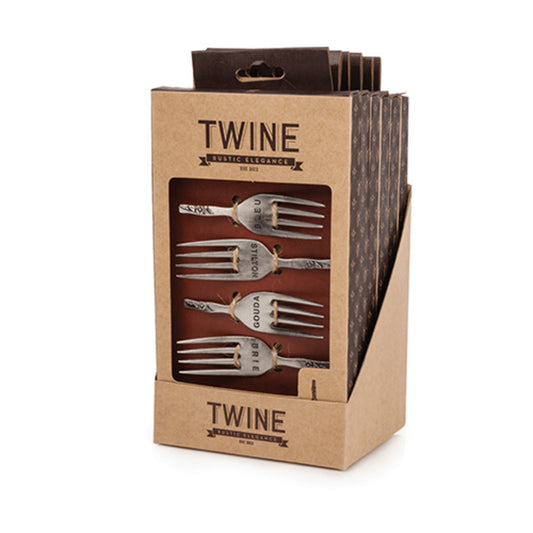 TWINE Silver Zinc Cheese Markers